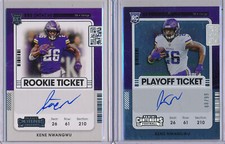KENE NWANGWU 2pc 2021 Contenders Rookie Variation & Playoff Ticket /99 AUTOs
