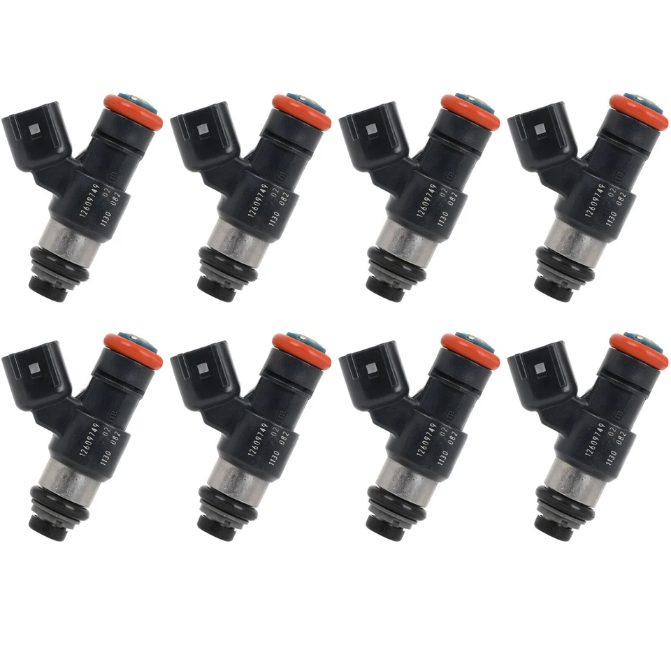 8x Inyectores de combustible de 6,2 L para Chevrolet Silverado 1500 2009-2013 GMC Yukon XL 1500 Foto 3 de 4