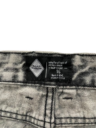 Road Narrows Moto Distressed Acid Wash Denim Jeans Youth Size 16- 28’ Inseam  - Picture 7 of 8