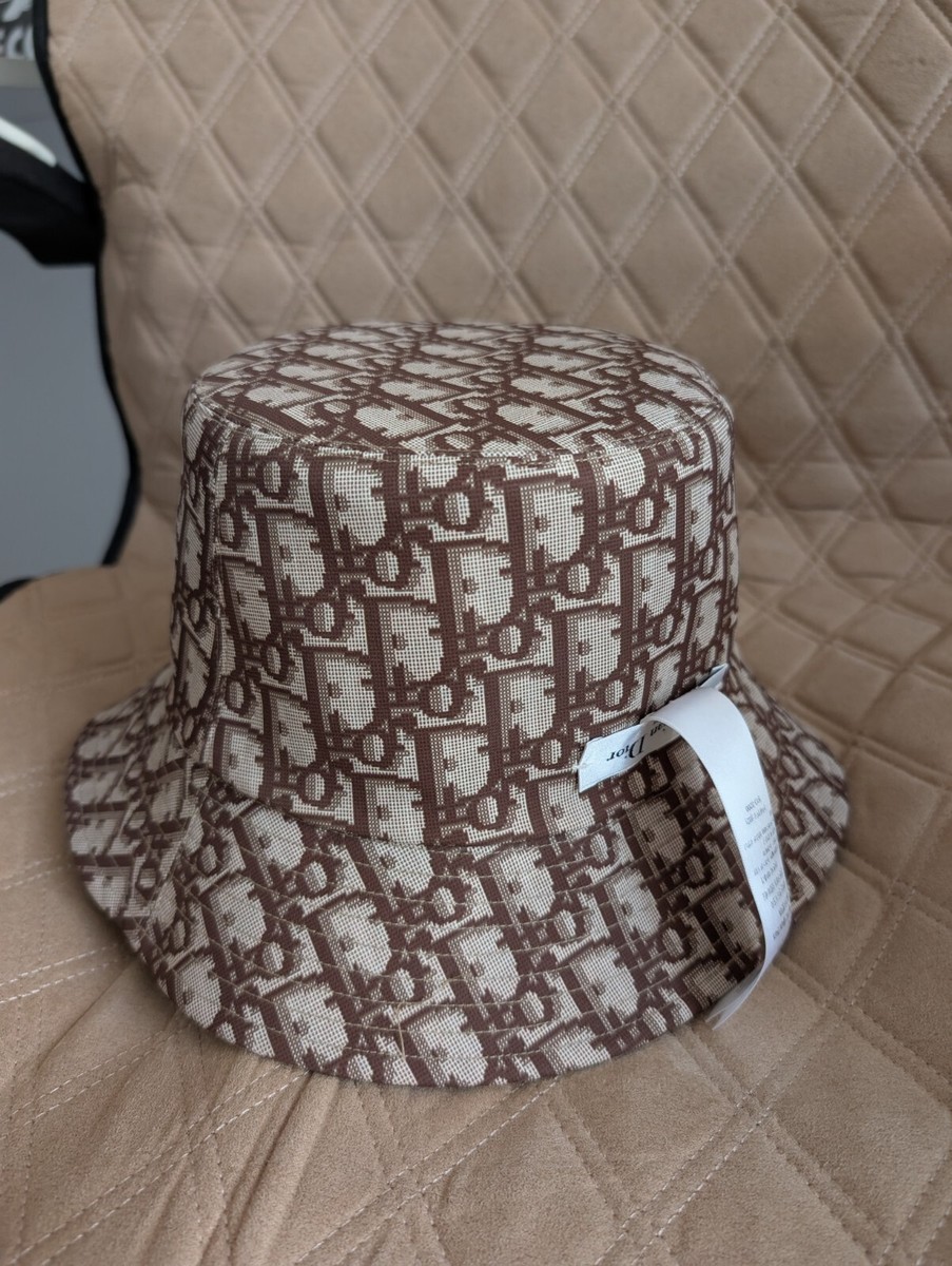 Christian Dior Diorissimo Reversible Leopard Fedora Bucket  display picture 2