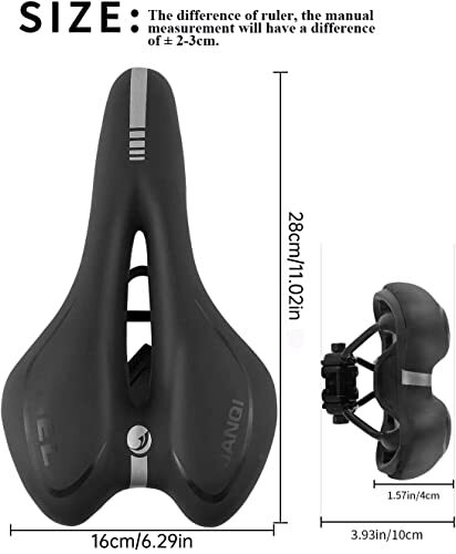 MSDADA Gel-Fahrradsattel - Extra Weich & Bequem Für Damen & Herren