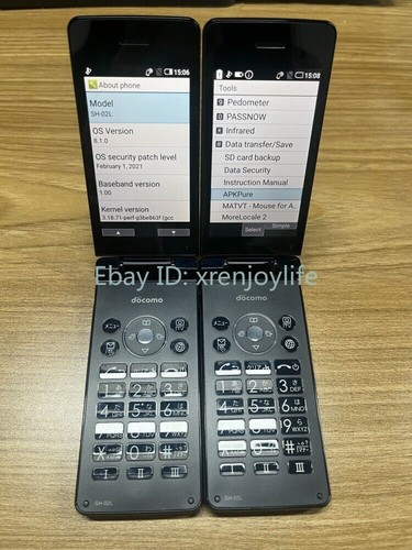 SHARP AQUOS KEITAI 2 SH02L 8GB Factory Unlocked Flip Phone 3.4 FROM JAPAN - Picture 5 of 18