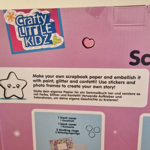 Crafty Little Kidz Glitter Paper Making Scrapbook Set 150 Pieces New - Picture 8 of 15