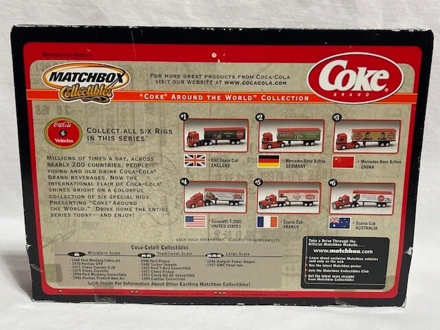 2000 Matchbox Coca Cola COKE AROUND THE WORLD, #5 France, Scania Cab, 1/64 - Image 3 of 4