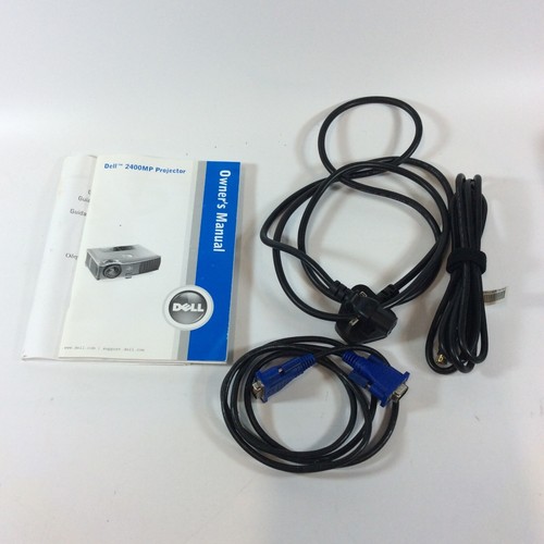 Dell 2400MP 3000 Lumens 1024x768 Portable DLP Front Projector | Case & Cables - Picture 9 of 10