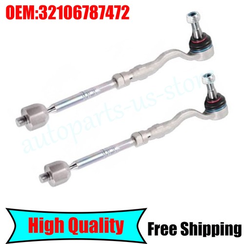 A-Premium Tie Rod End Replacement For BMW X3 2004-2010 - Outer Set Of 2, Cast Iron Construction