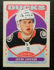 2021-22 21/22 O-Pee-Chee RETRO #170 Jacob Larsson Anaheim Ducks