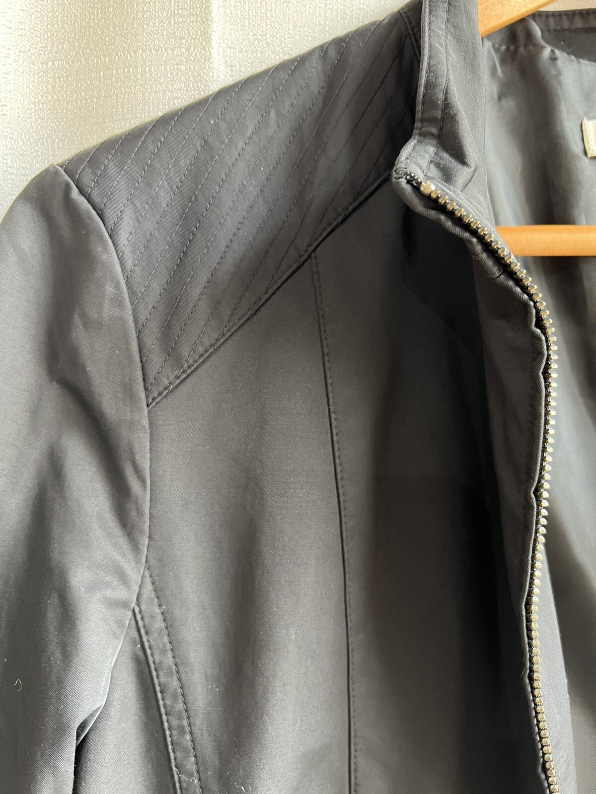 Coldwater Creek Basic Black Full Zip Fully Lined … - image 9