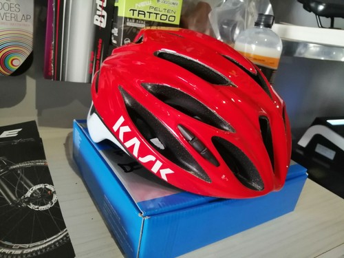 Casco bici KASK RAPIDO ROSSO Tg. L (59/62cm) nuovo | eBay