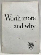 1953 Ford Motor Company 50-year Anniversary Worth More And Why Booklet Brochure