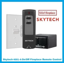 SKYTECH SKY-4001-A Fireplace On/Off Remote Control FREE USA SHIP! 4001A, 4001