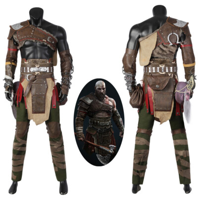 God of War Ragnarok Kratos Costume Cosplay Suit