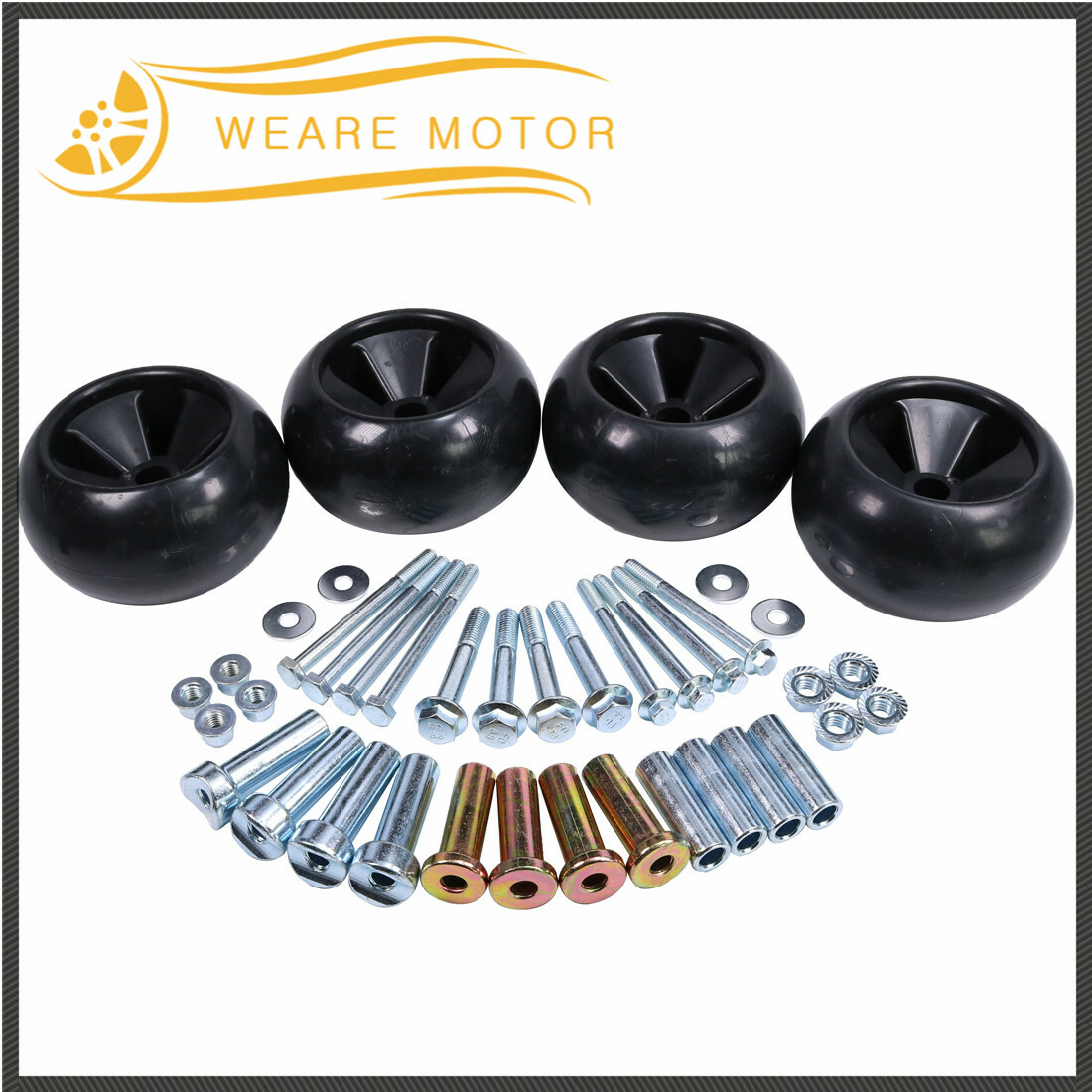 4 Deck Wheels & Bolts Kit AM116299 Replace For 133957 532174873 & 532193406