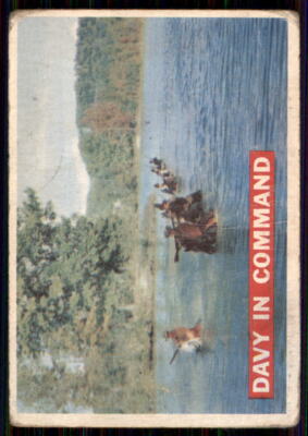 1956 Topps Davy Crockett Orange Back (R712-1) #6 Davy in Command