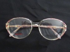 Vintage MARY ROSE by Irish Eyes Eyeglass Frames Raspberry-Grafitti 55-16-135