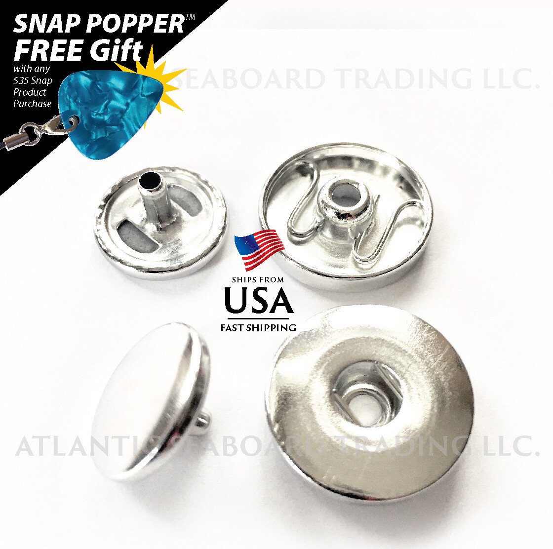Stud Metal S Spring Snap Rivet Popper & Stud--18mm Button & 15mm Stud ...