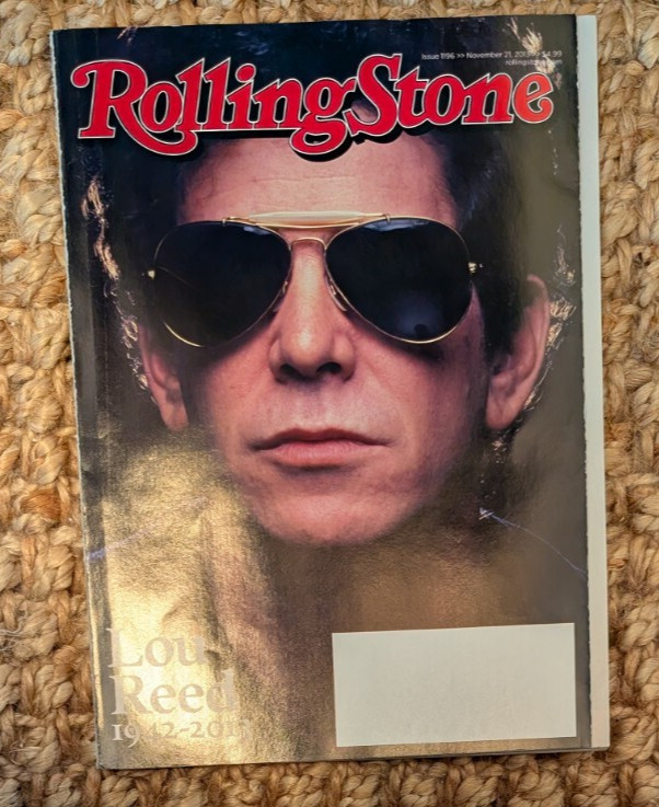 Rolling Stone Issue 1196 Lou Reed b/w The Latin Hot List 2013