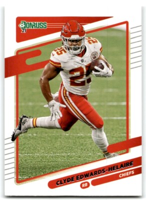 2021 DONRUSS CLYDE EDWARDS-HELAIRE KANSAS CITY CHIEFS #120
