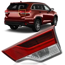 Right Inner Taillight Fit for 2017 2018 2019 Toyota Highlander, LED Tail Lamp...