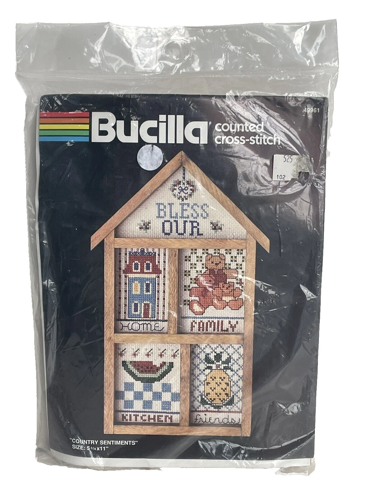 Kits de palabras y frases de punto de cruz de Bucilla