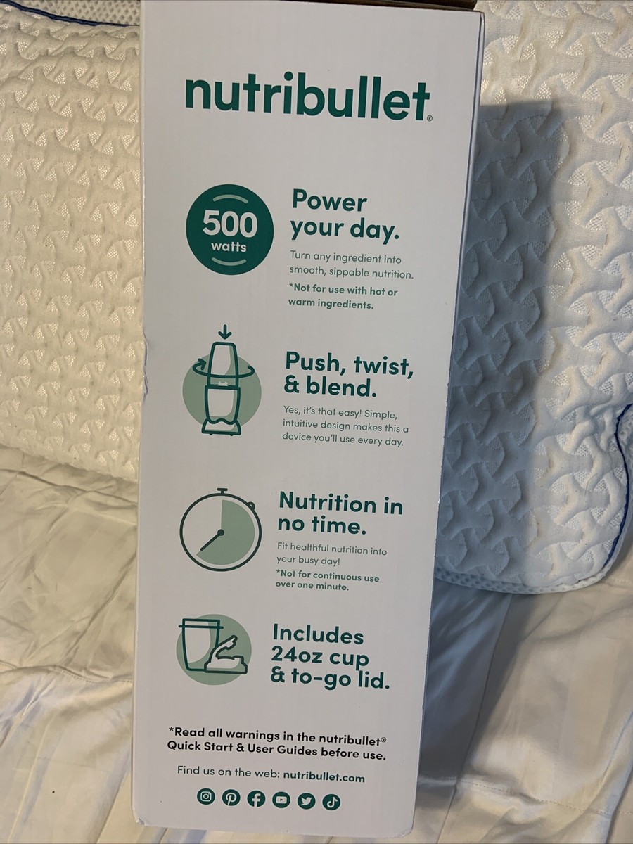 nutribullet 栄養抽出器 500w 700ml 500mlカップ Nutribullet 500 Series 500 watt White & Gold Mixer Blender