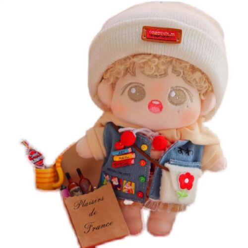 Bambola 10 cm 15 cm 20 cm 40 cm vestiti felpa con cappuccio pantaloni cappello fascia per capelli adesivo bolle giocattoli - Foto 7 di 11