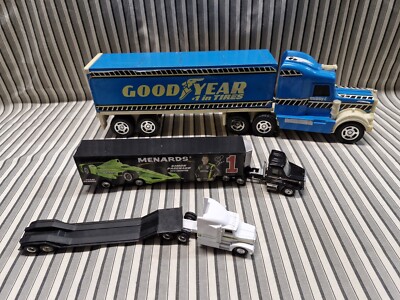 Lot of 3, Semi-trailer trucks, Bubby Good Year, John Deere, Menards Team Penske