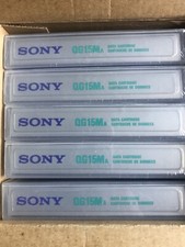 Sony QG-15MA - 8mm Computer Grade Data Cartridge 15M/49 Feet - 5 Pack New/Sealed