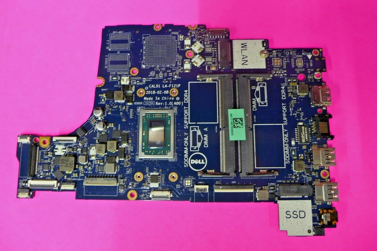 Dell Inspiron 3585 Motherboard AMD Ryzen 5 2500U Quad Core DDR4 LA
