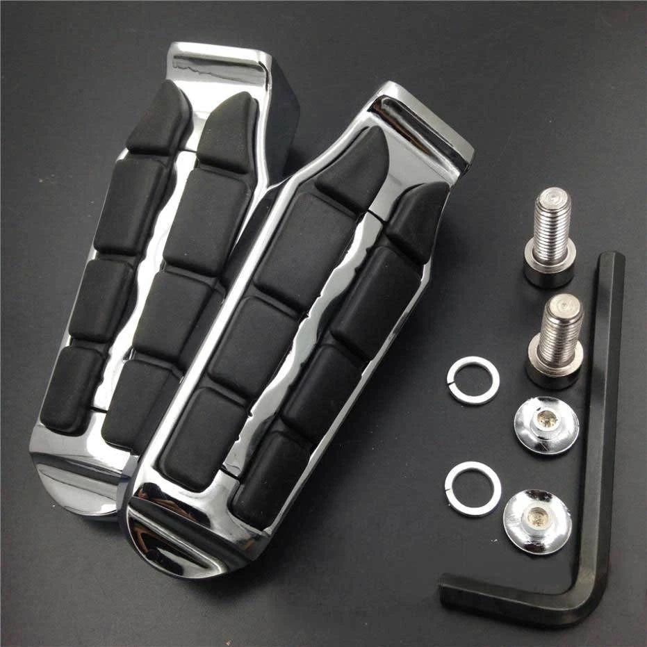 Tombstone Front Foot Peg Rubber For 1997-2003 99 Honda Shadow VT 1100 ACE Tourer — 第 2/4 张图片