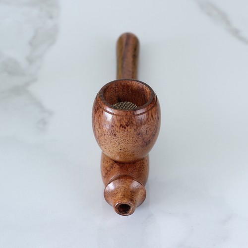 Esquisite 4¼" Hand Crafted Nice smoking Pipe Premium Wood & 4 piece Grinder - Picture 3 of 10