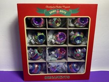 Christopher Radko Shiny Brite Ornaments 12 Sunflower Motif