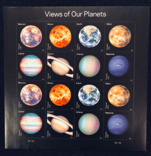 U.S: #5069-78 FOREVER STAMP VIEWS OF OUR PLANETS MINT SHEET/16 NH OG - Picture 1 of 2