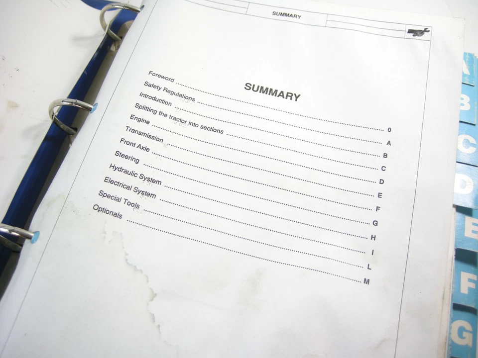 Tractor Landini 5560 F-L-V 6060 6560 7560 F-L 5860 F-L manual de reparación de servicio Foto 2 de 4