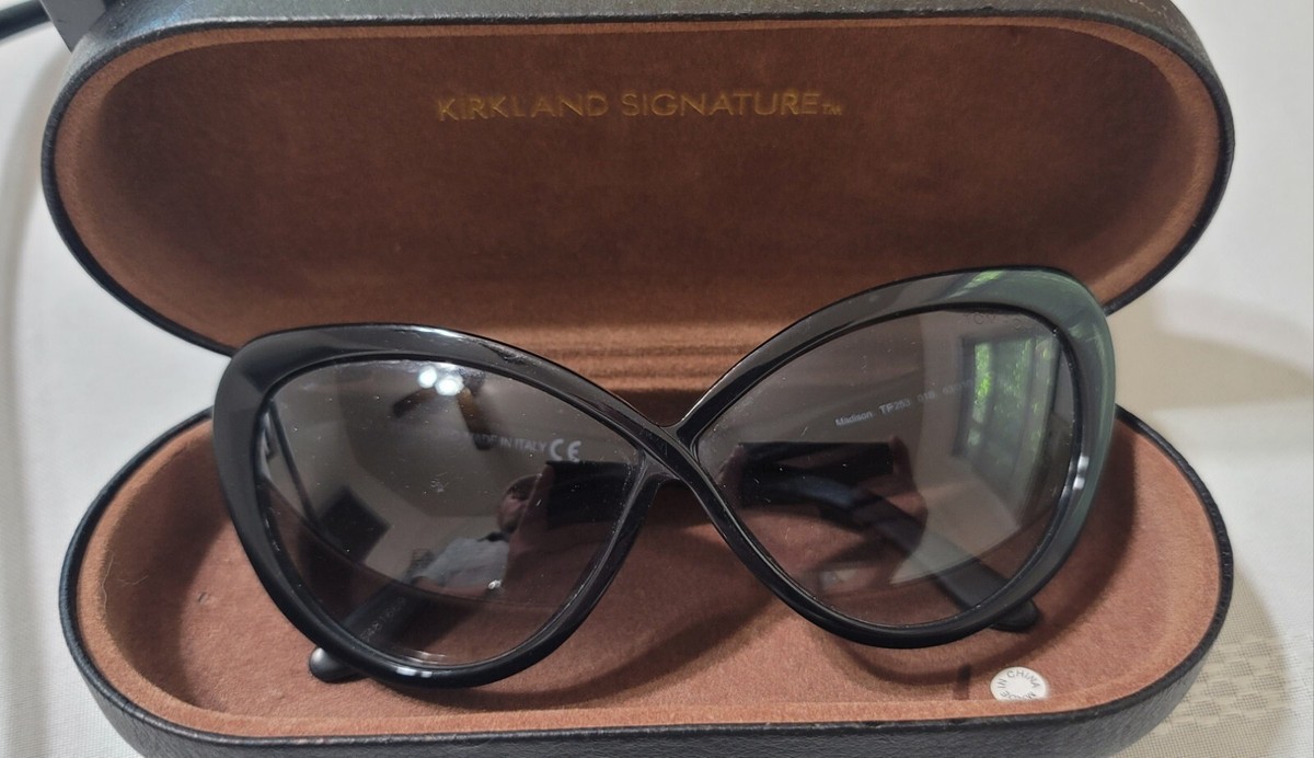 TOMFORD キャットアイフレムサンクラス FT119253 01B TOM FORD Sunglasses MADISON TF 253 01B 63-10 Black Cat-Eye