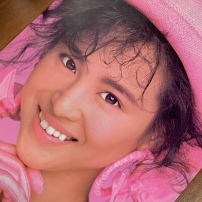 Seiko Matsuda Strawberry Time poster Showa Idol Singer Retro 1970