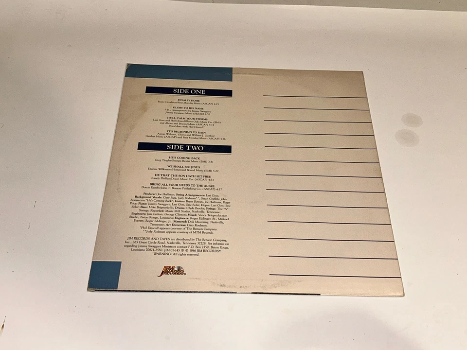 Jimmy Swaggart It’s Going To Rain Lp 145 LP 22S - Image 2 of 4
