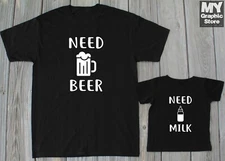 Dad Baby Matching Gifts Family Matching Tees Daddy Son - Father Daughter Funny 