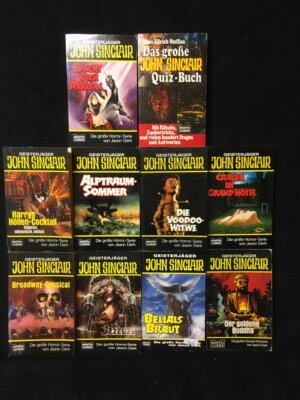 SAMMLUNG PAKET - 22 x JOHN SINCLAIR - Flucht nach Avalon - Voodoo Witwe u.v.a.