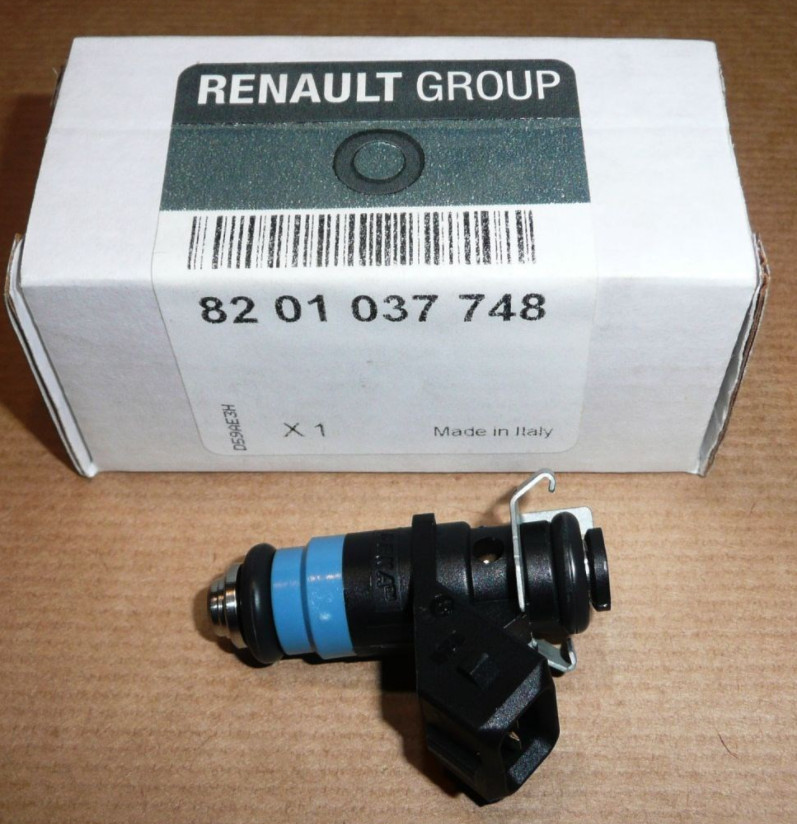 Injecteur Dacia Logan 1.6 16V anti-surconsommation essence référence 8201037748