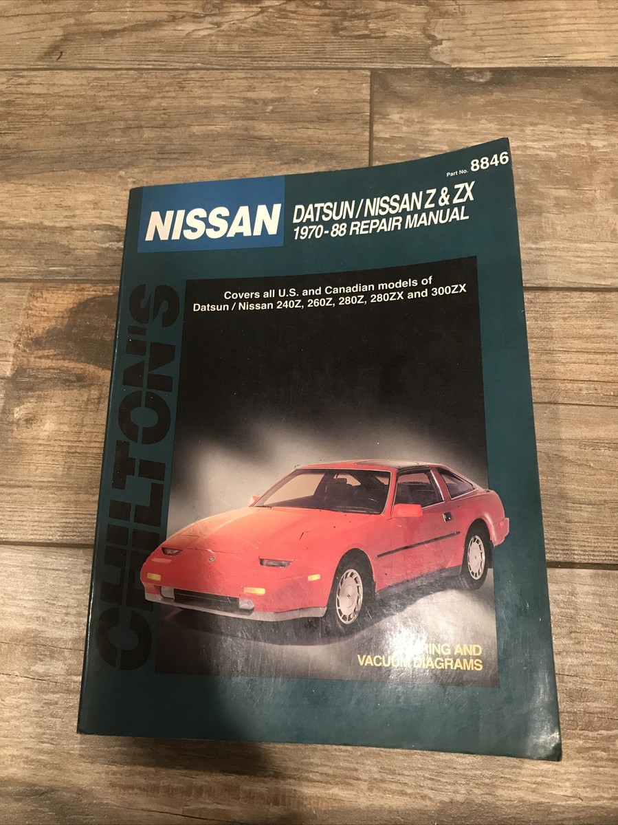 【NOA】 Chiltons Repair Manual Datsun/Nissan Z & ZX 1970-88 Used | eBay