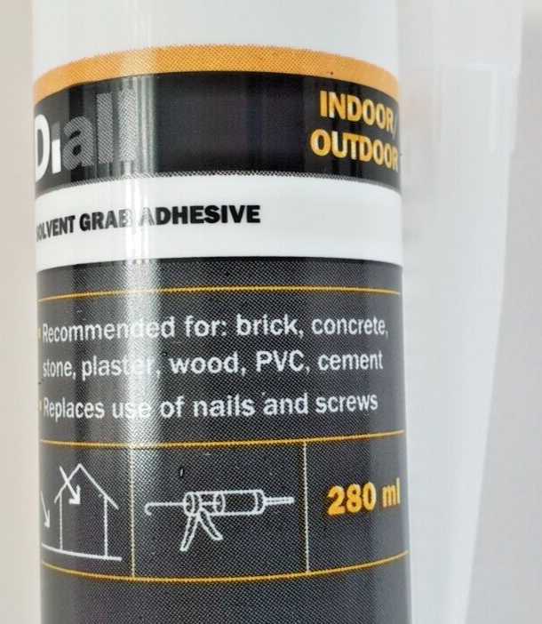 12 x DIALL 280ML SOLVENT GRAB ADHESIVE BNIB eBay