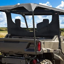 StarknightMT Fabric Rear Panel w/Open Window for Honda Pioneer 1000/1000-5 16-23