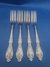 Lot of 4 Oneida GALVESTON Stainless Dinner Forks 7 1/4"