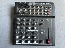 Phonic AM240 Compact Analog Audio Mixer ungetestet ohne Netzteil
