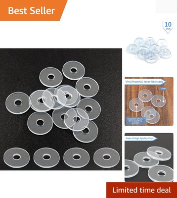#ad #ad 10 Pack Clear Vinyl Washers 3 4 Inch Shower Door Gasket for Easy Replacement $5.99