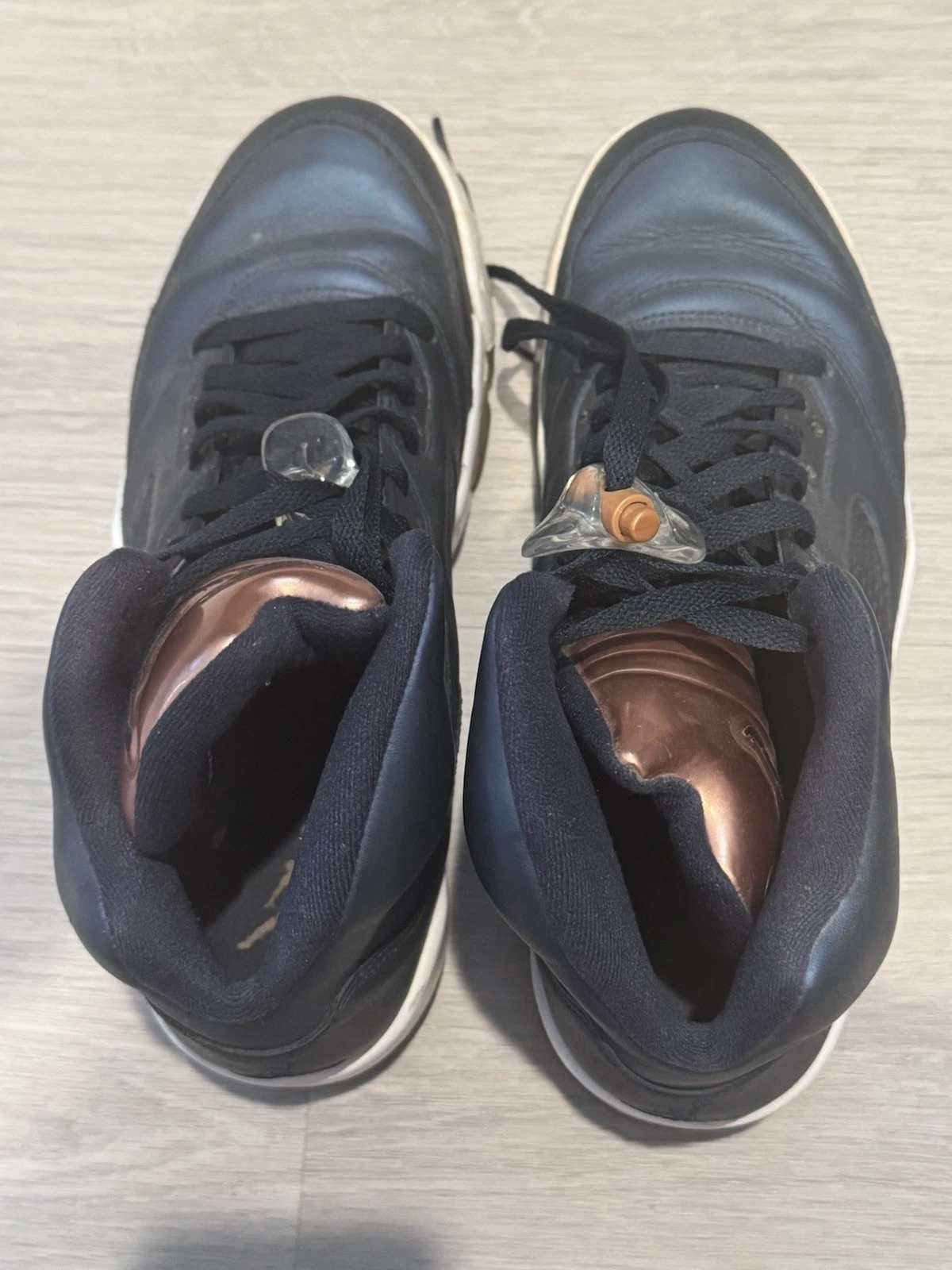 Taglia 10 Air Jordan 5 Retro Bronzo Blu Edizione Limitata Esaurito Raro