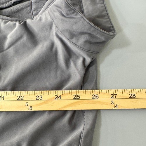 Under Armour Mens Gray 1/4 Zip Long Sleeve Pullover Athletic Shirt Size Medium - Picture 10 of 12