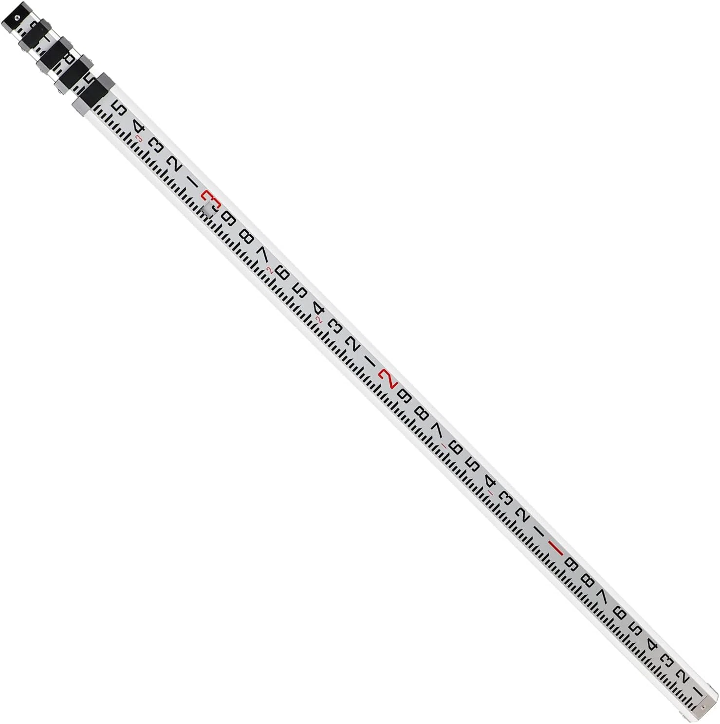 16-Foot Aluminum Grade Rod - 8Ths, 5 Sections Dual Sided Telescoping Leveling Ro image 7