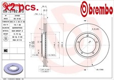X2 PCS FRONT BRAKE DISC SET LEFT & RIGHT 09.5782.10 BREMBO I